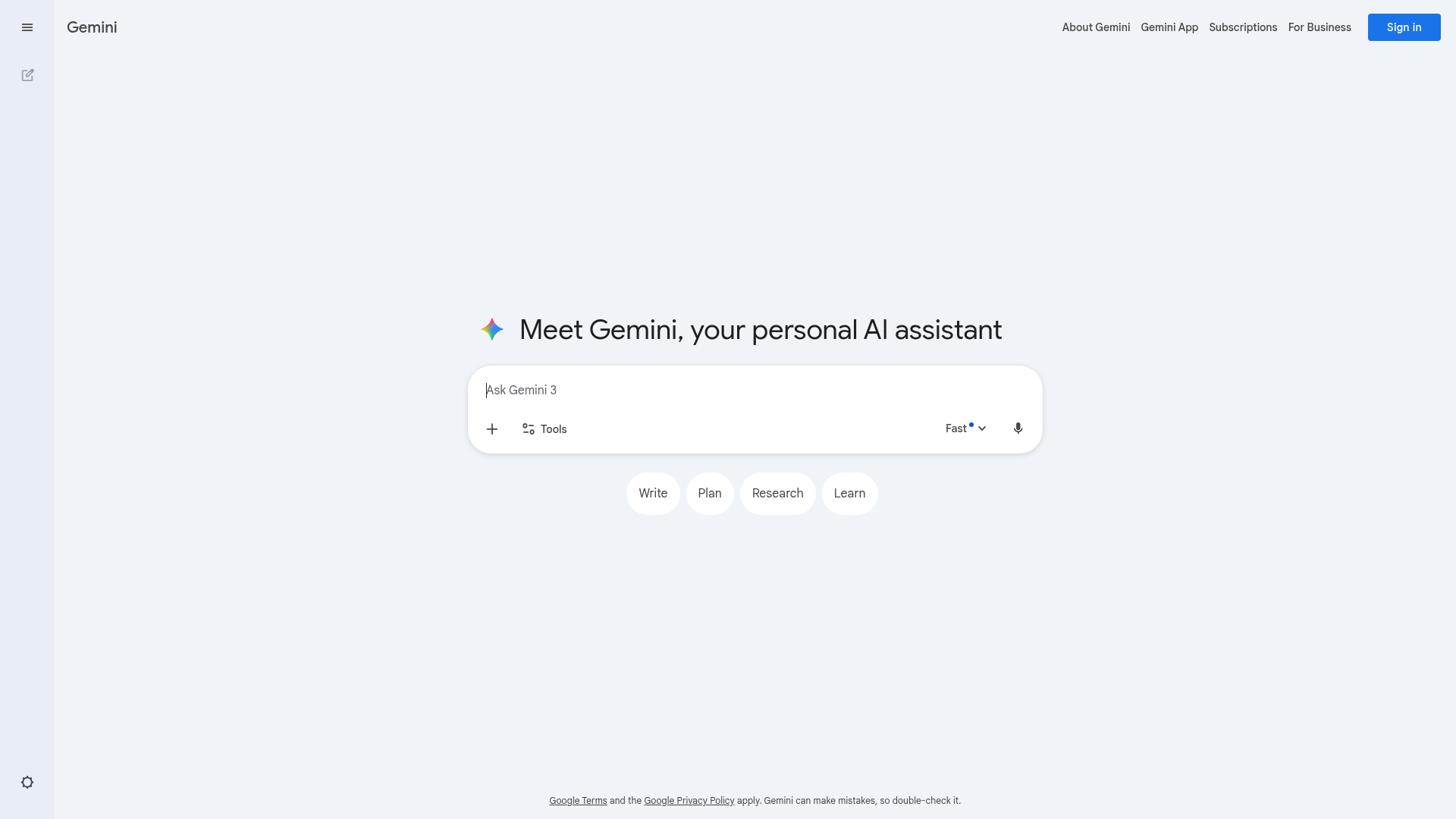 Google Gems custom AI assistants
