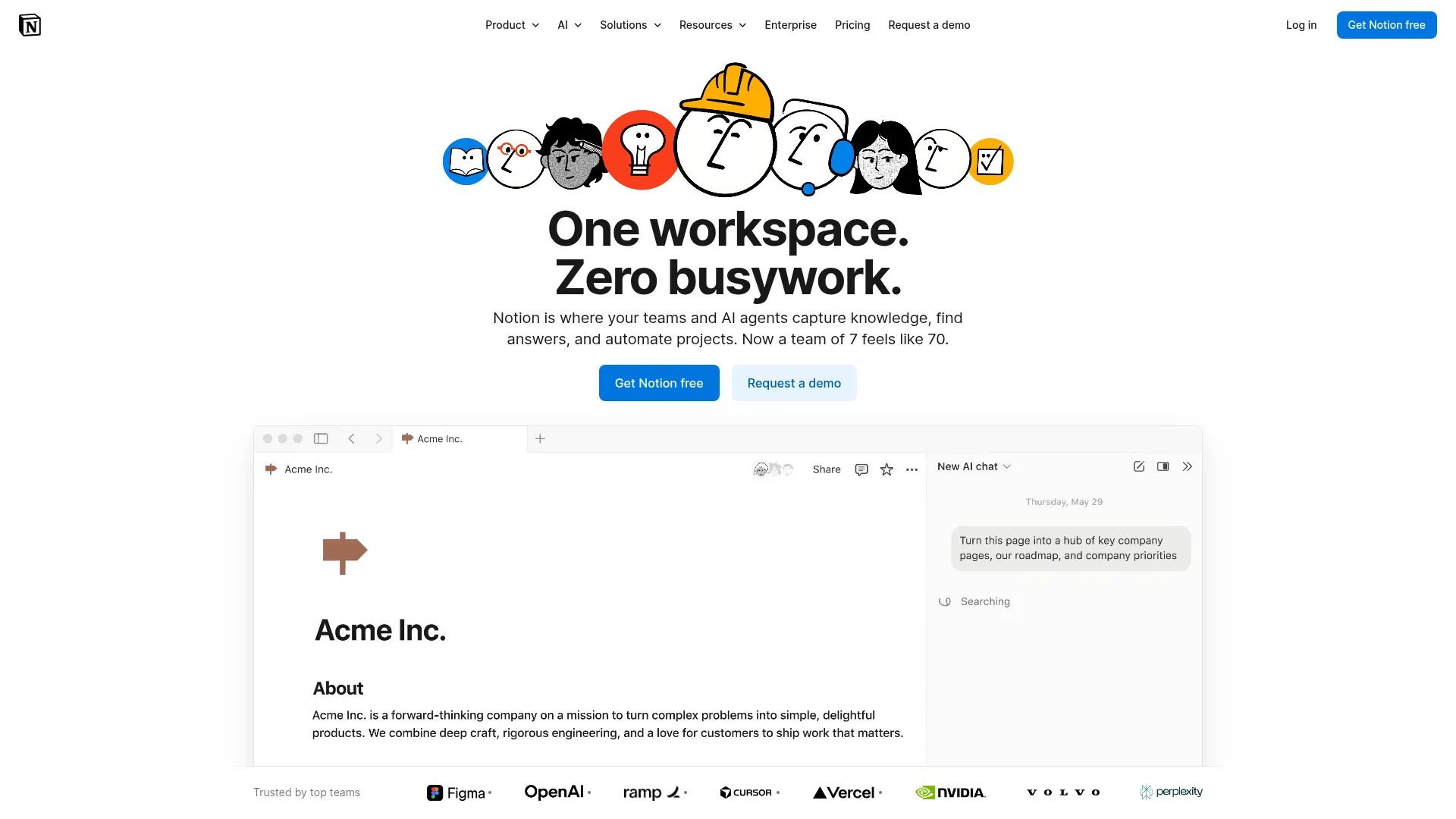 Notion all-in-one workspace
