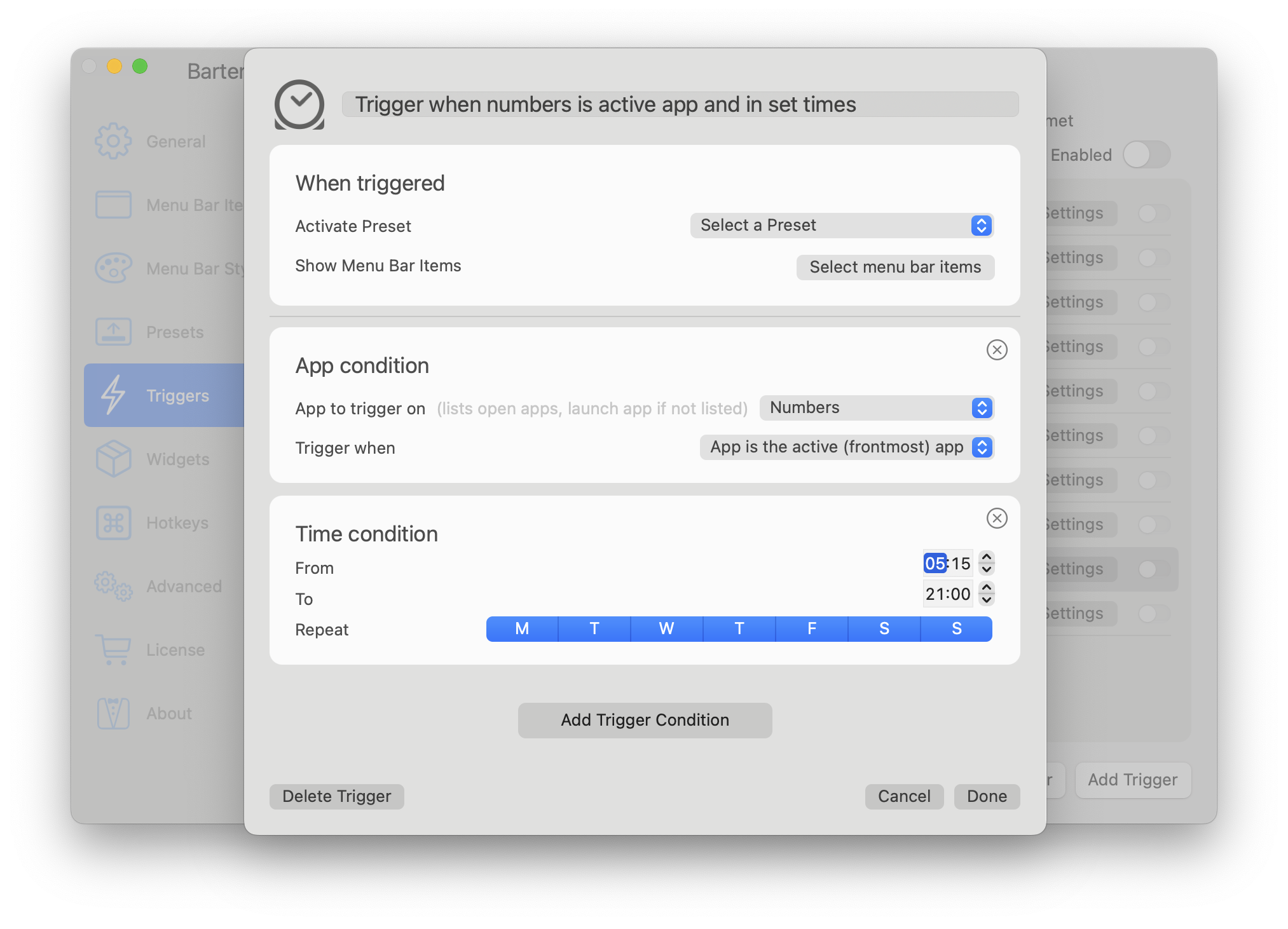 Bartender screenshot 3