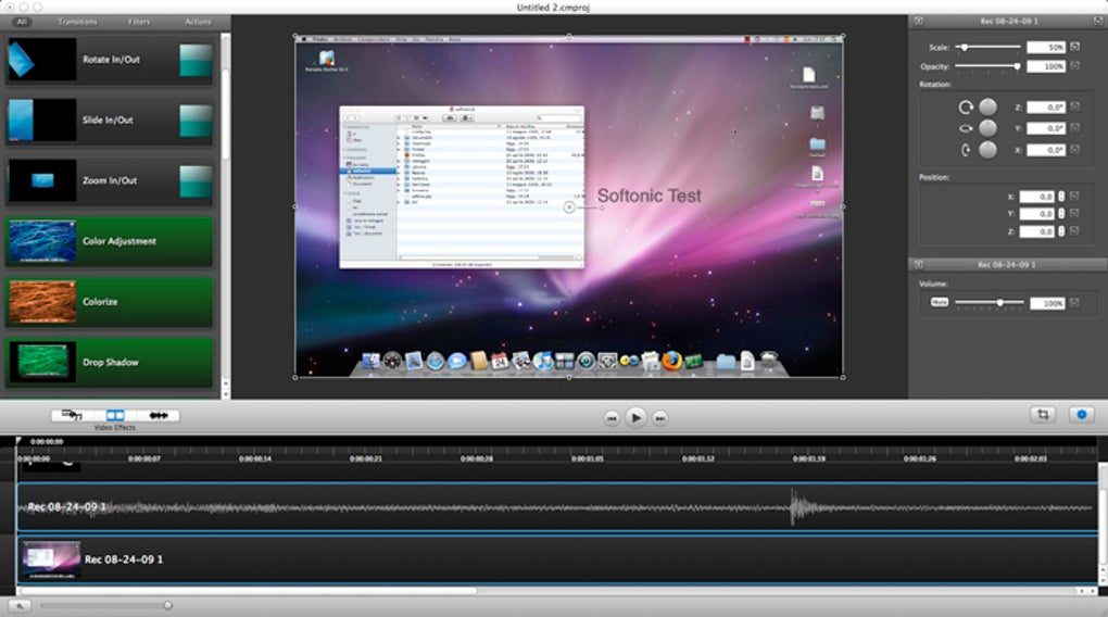 Camtasia screenshot 1