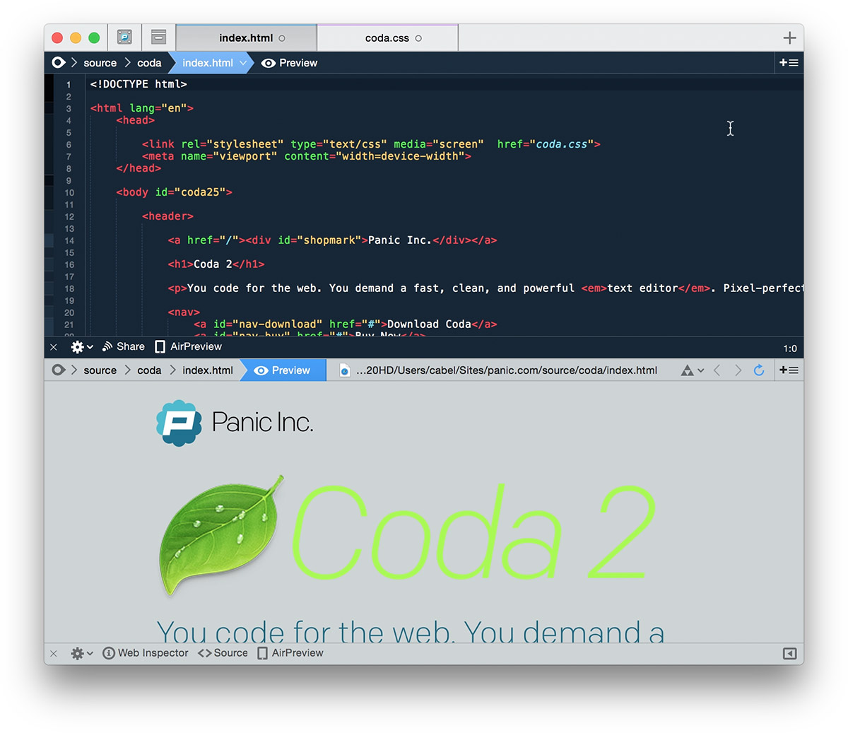 Coda screenshot 3