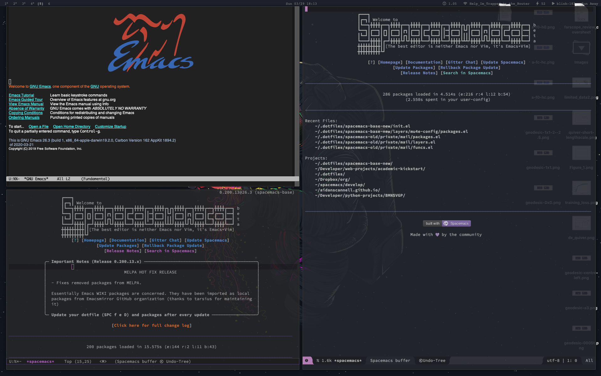 Emacs screenshot 1