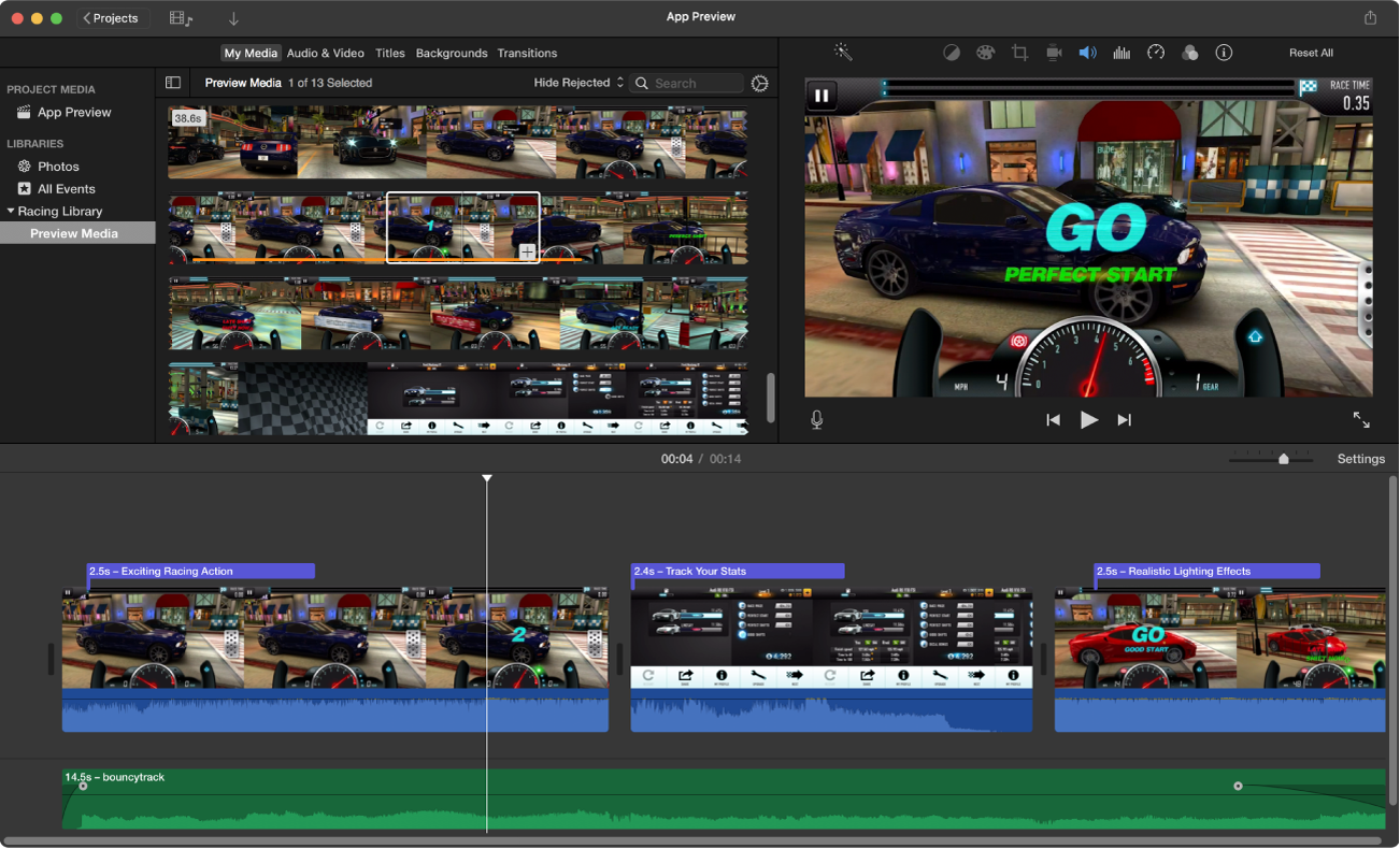 iMovie screenshot 3