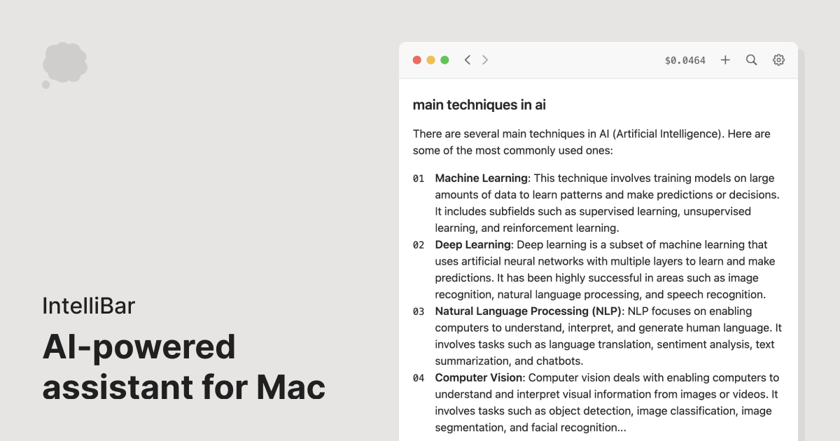 IntelliBar screenshot 1