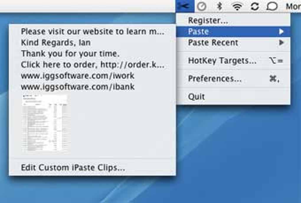 iPaste screenshot 1