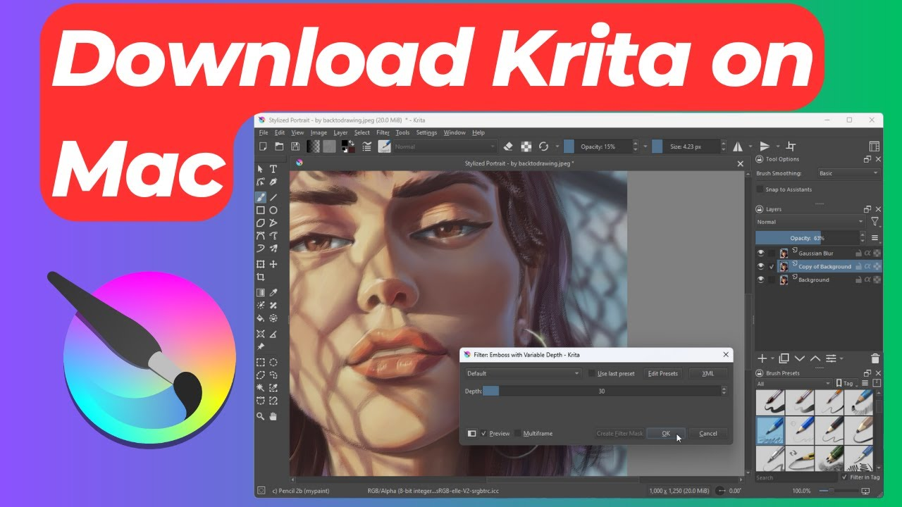 Krita screenshot 1