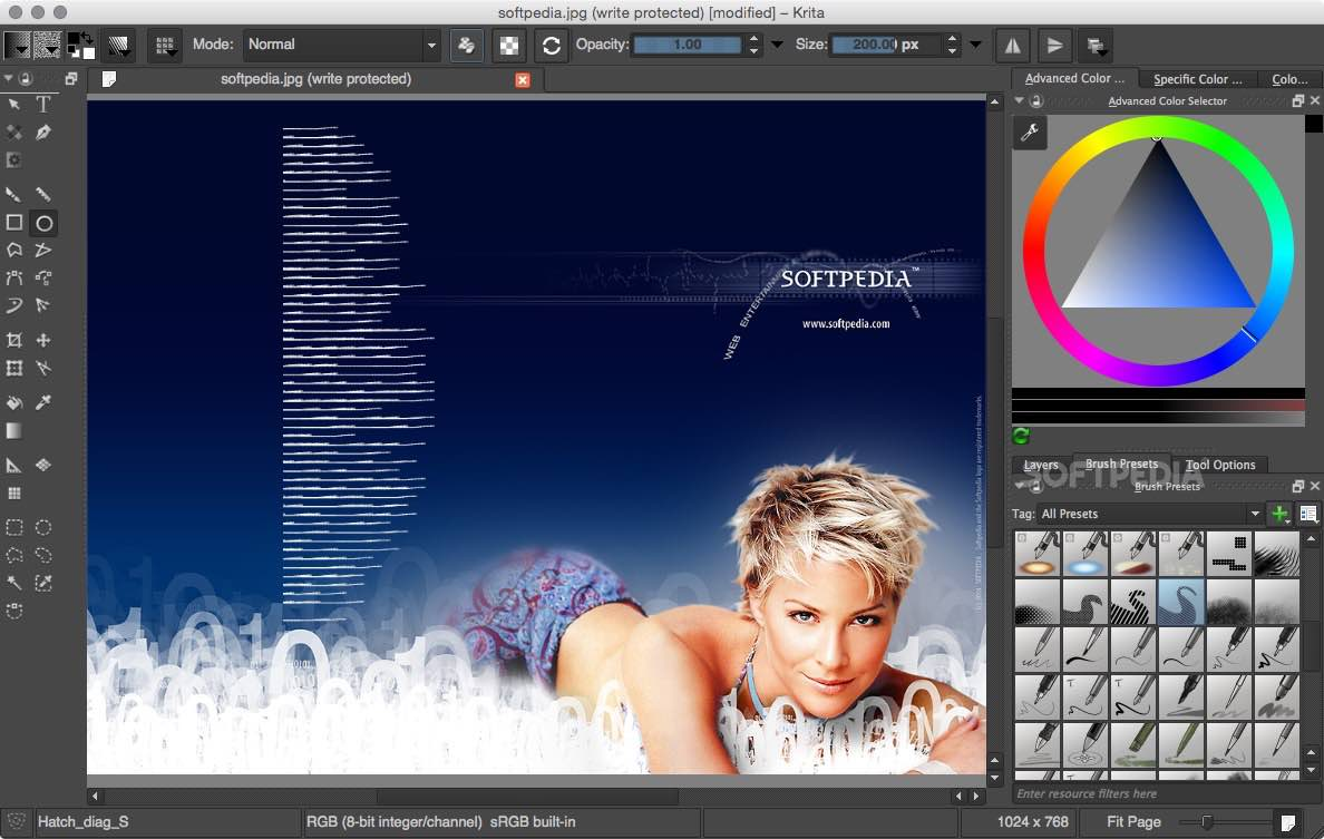 Krita screenshot 2