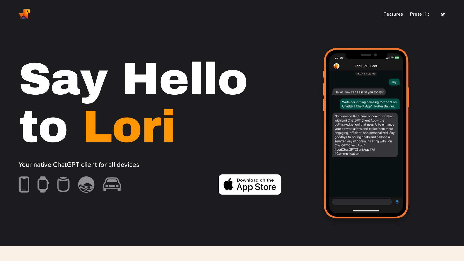 Lori GPT screenshot 2