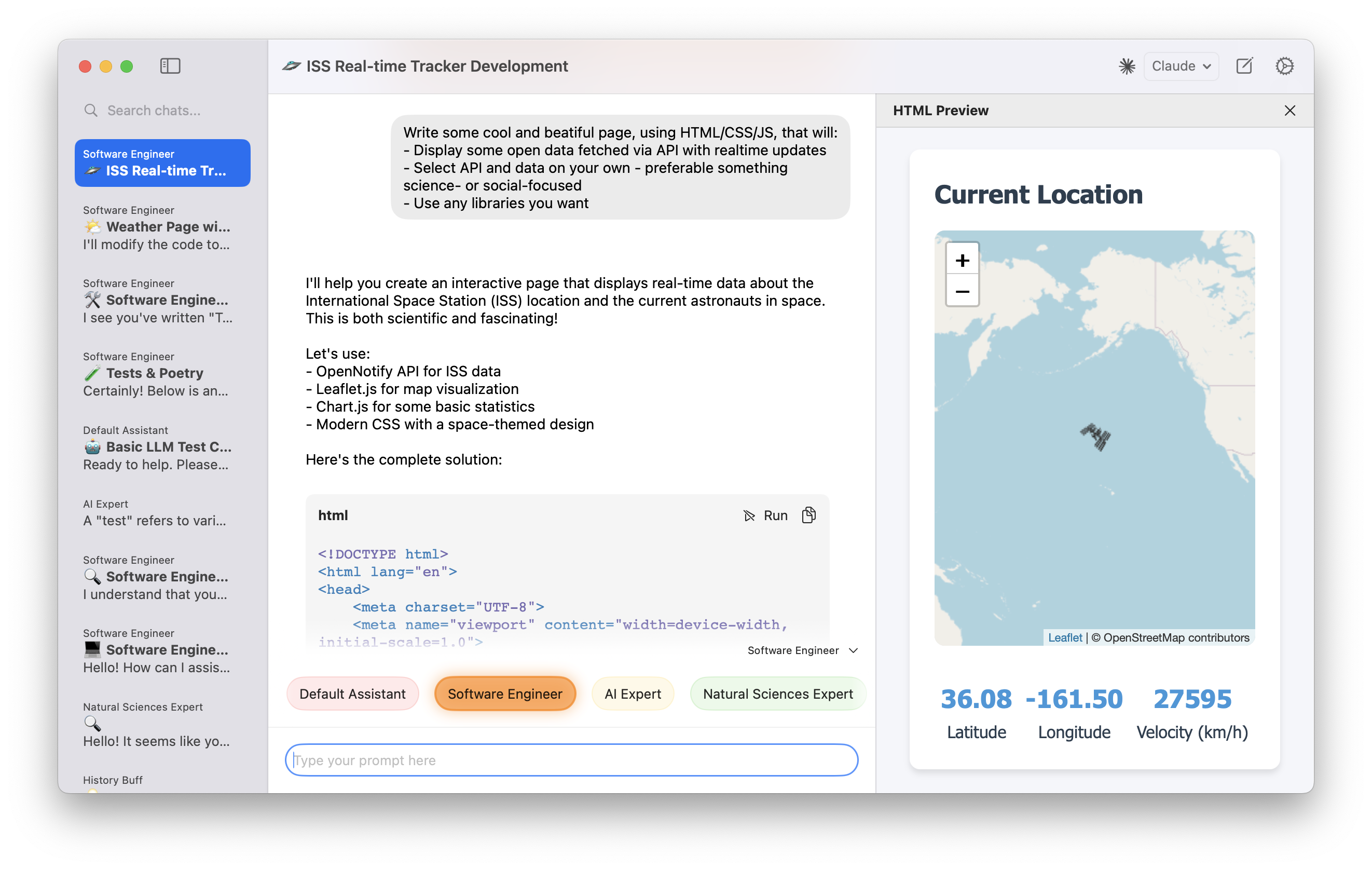 MacAI screenshot 1