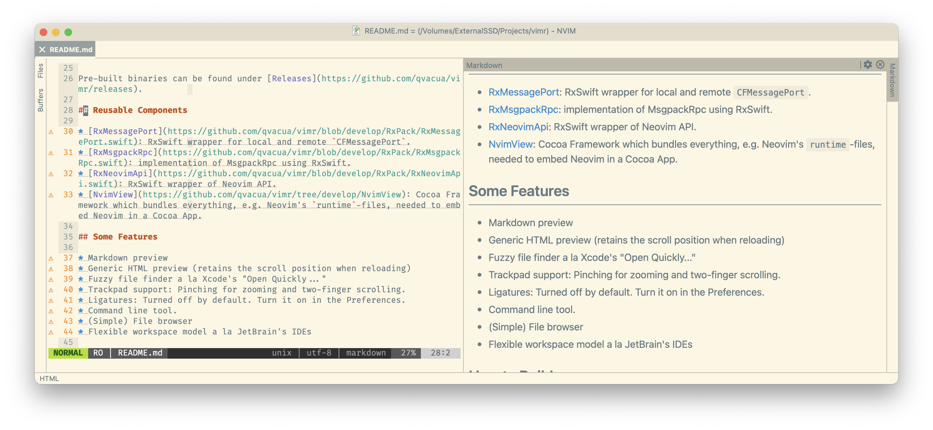 Neovim screenshot 3