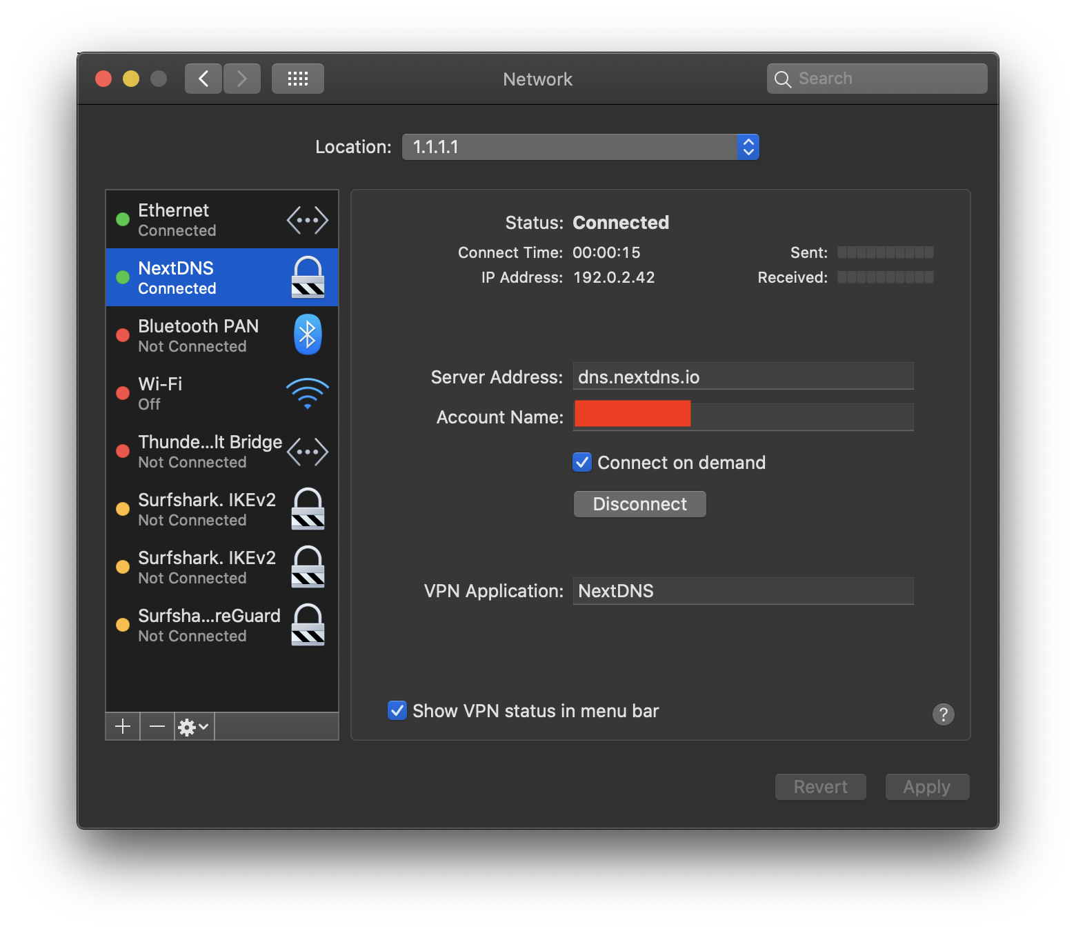 NextDNS screenshot 1