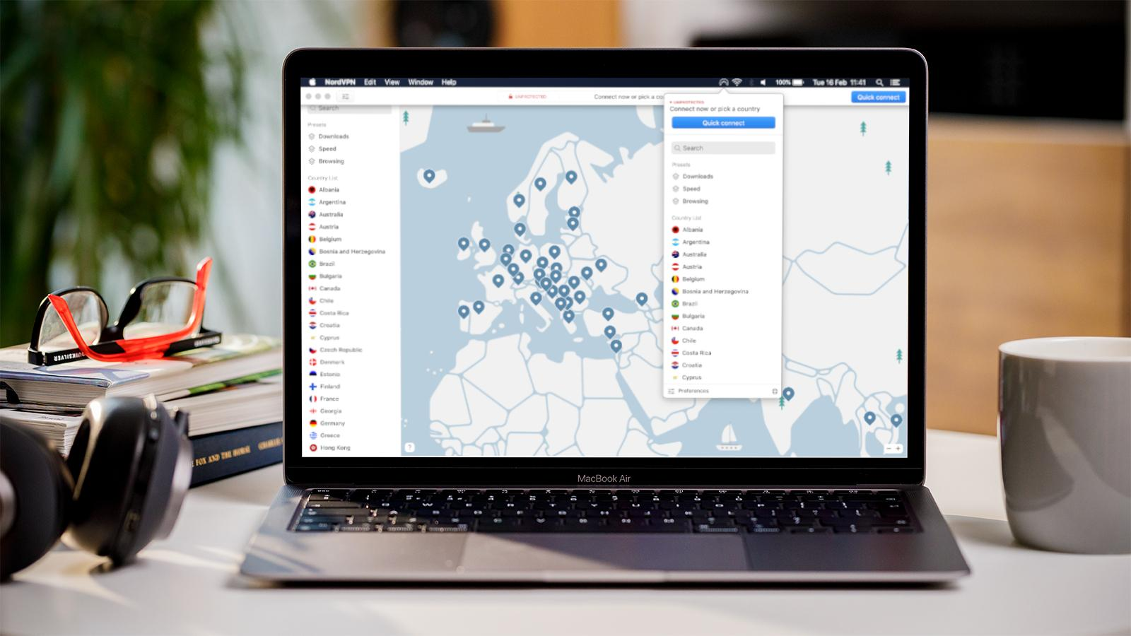 NordVPN screenshot 1