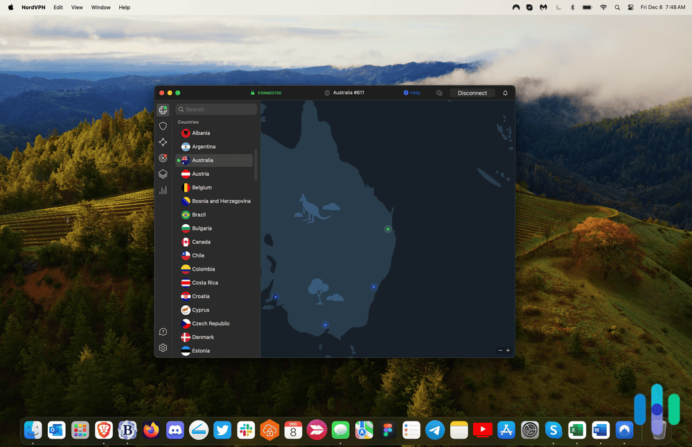 NordVPN screenshot 2