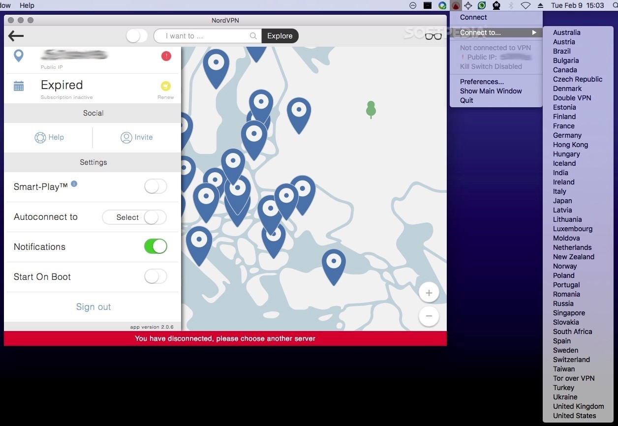 NordVPN screenshot 3