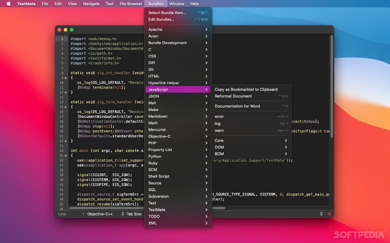 TextMate screenshot 3