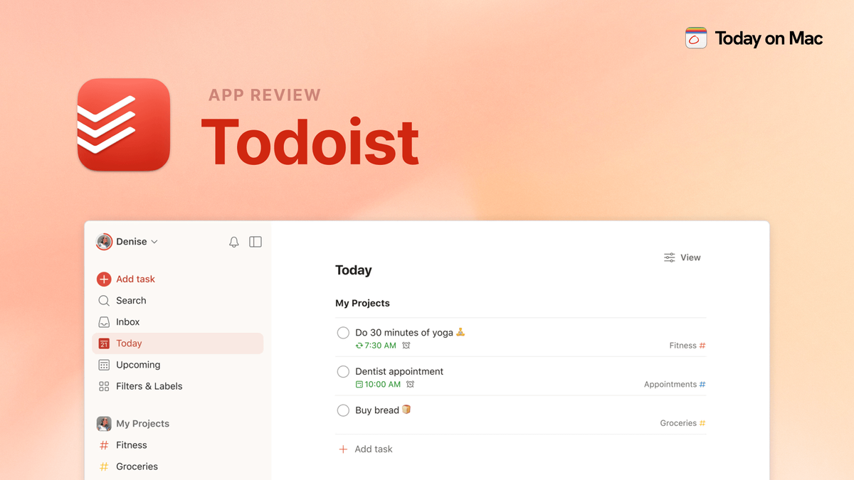 Todoist screenshot 3