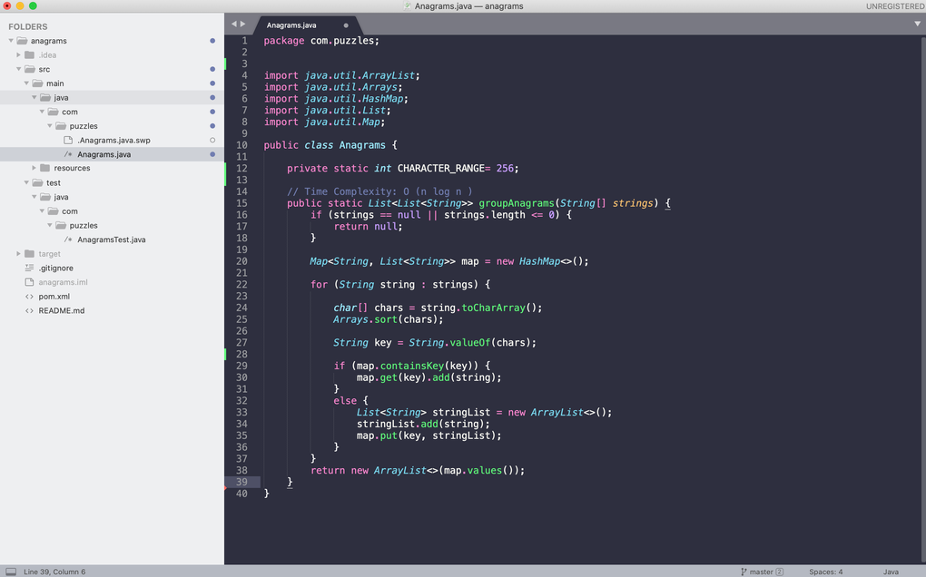 Vim screenshot 2